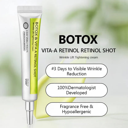 Botox & Vita A Retinol Shot Wrinkle Lift Tightening Cream